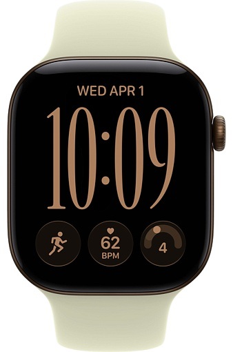 Умные часы Apple Watch Series 12 42 мм Dark Bronze Aluminum Case with Sport Band Pale Succulent