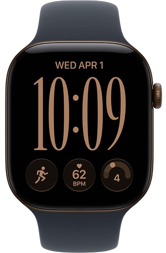 Умные часы Apple Watch Series 12 46 мм Dark Bronze Aluminum Case with Sport Band Navy Blue