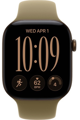 Умные часы Apple Watch Series 12 46 мм Dark Bronze Aluminum Case with Sport Band Olive