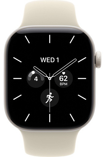 Умные часы Apple Watch Series 12 46 мм Pearl White Ceramic Case with Sport Band Sand