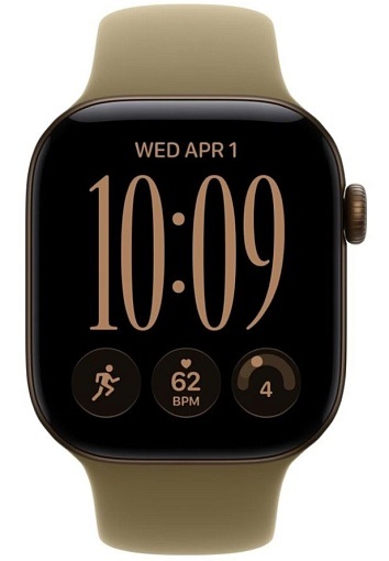 Умные часы Apple Watch Series 12 42 мм Dark Bronze Aluminum Case with Sport Band Olive