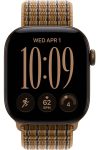 Умные часы Apple Watch Series 12 42 мм Dark Bronze Aluminum Case with Sport Loop Light Umber Plaid