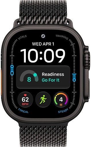 Умные часы Apple Watch Ultra 4 (2026) 49 мм Black Titanium Case with Black Titanium Milanese Loop Small
