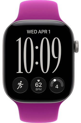 Умные часы Apple Watch Series 12 46 мм Space Gray Aluminum Case with Sport Band Magenta