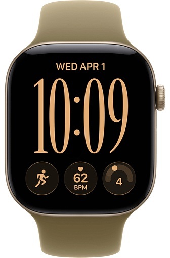 Умные часы Apple Watch Series 12 46 мм Light Gold Aluminum Case with Sport Band Olive