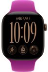 Умные часы Apple Watch Series 12 46 мм Dark Bronze Aluminum Case with Sport Band Magenta