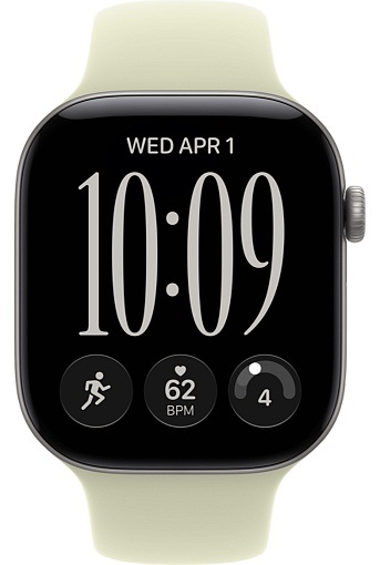 Умные часы Apple Watch Series 12 42 мм Space Gray Aluminum Case with Sport Band Pale Succulent