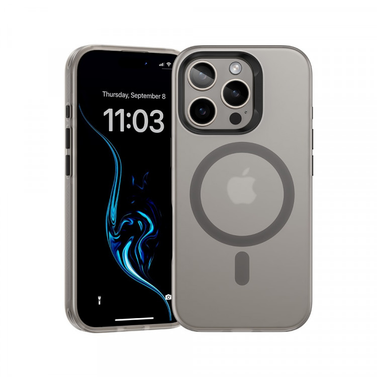 Чехол Benks Lucid Armor для iPhone 16 Pro — Titanium