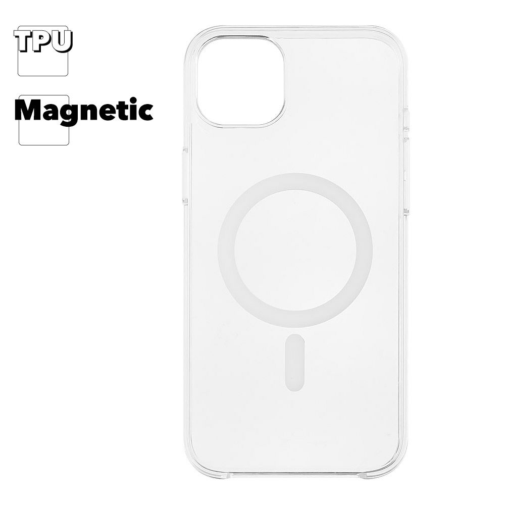 Чехол Clear Case MagSafe для iPhone 14 Plus — прозрачный