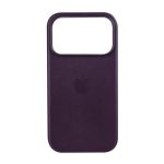 Чехол Leather Case MagSafe для iPhone 17 Pro — фиолетовый