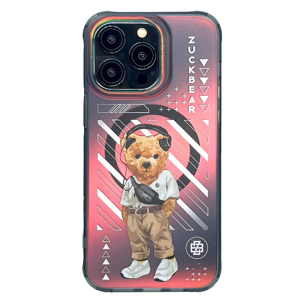 Чехол Zuck Bear MagSafe для iPhone 15 Pro — Manhattan Urbane