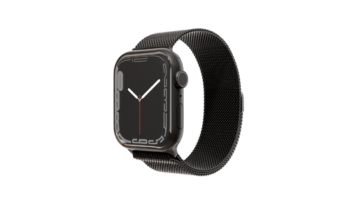 Ремешок VLP Milanese Band из нержавеющей стали для Apple Watch 38 / 40 / 41 мм — чёрный
