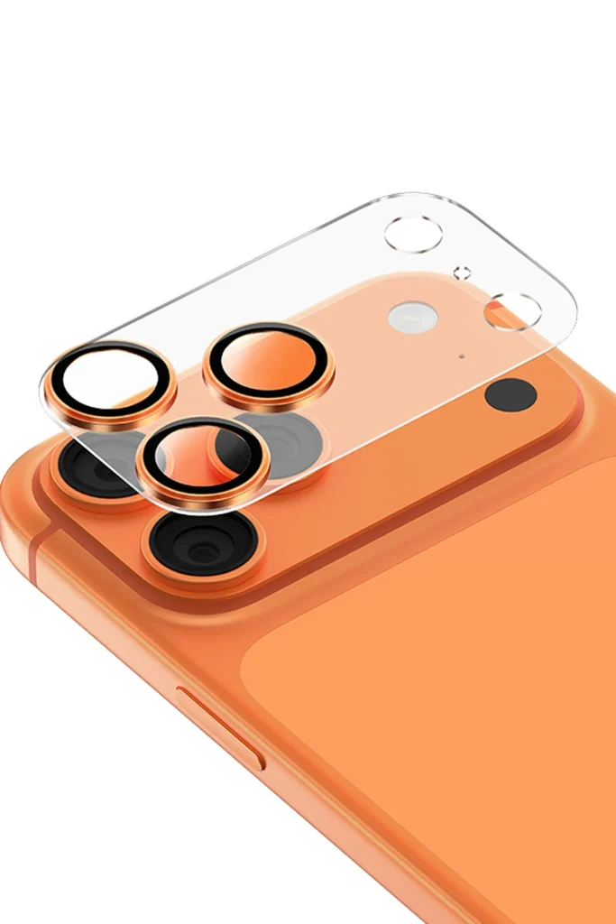 Стекло камеры KEEPHONE REGGIO для iPhone 17 Pro KP-SPL024 — оранжевый