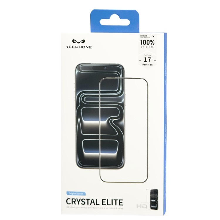 Стекло KEEPHONE CRYSTAL ELITE для iPhone 17 Pro Max KP-SPG034