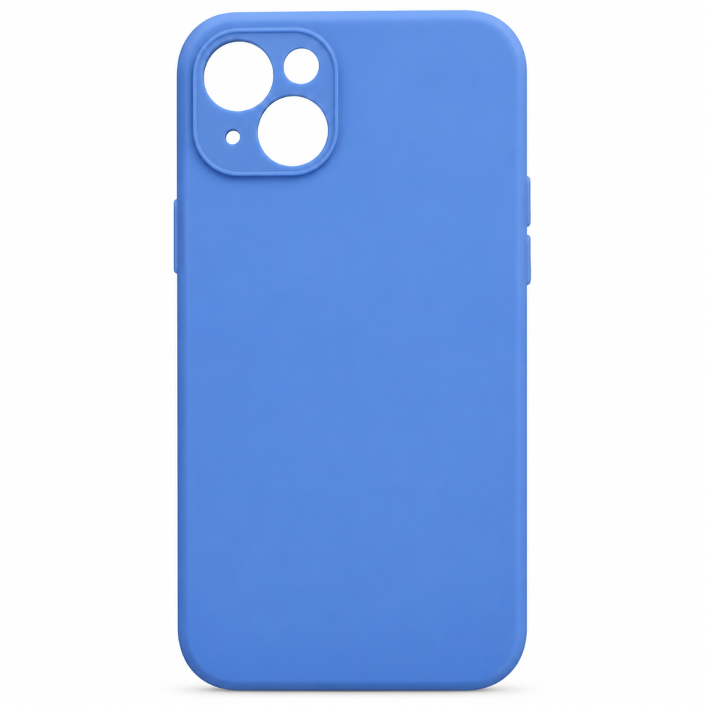 Чехол Silicone Case для iPhone 14 Plus — синий