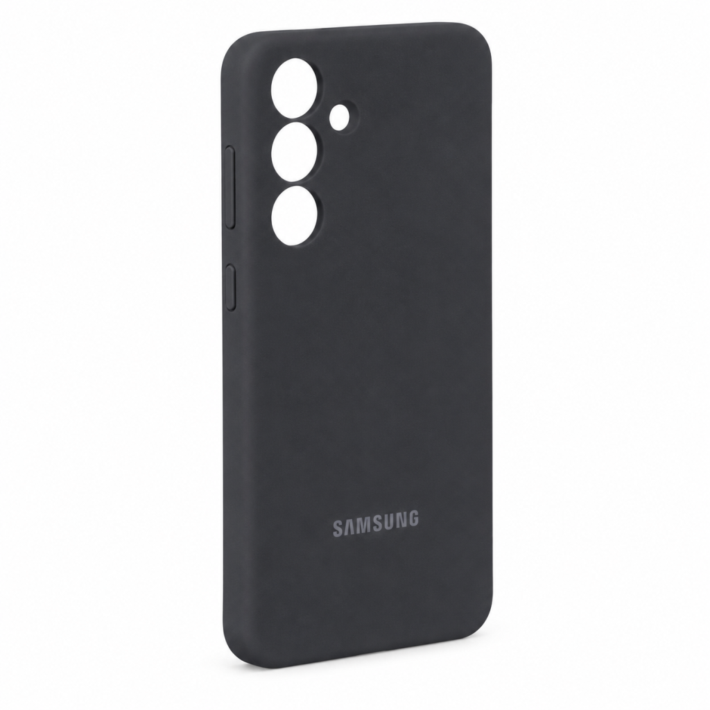 Чехол Silicone Case для Samsung Galaxy S25 — чёрный, MagSafe